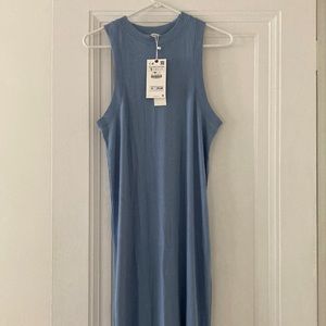 NWT Zara Ribbed MIDI Dress